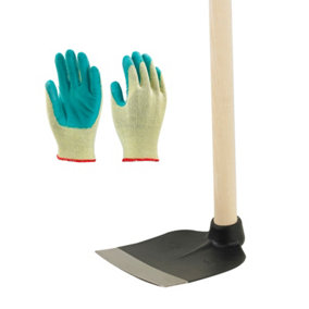 Pegdev - PDL - 2lb 'Chillington Style' Hoe - with Gardening Gloves ideal for weeding & sowing