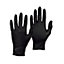 Pegdev - PDL 400 x Premium Black Nitrile Gloves - Powder-Free Disposable Latex-Free for Mechanics Ambidextrous Large - 200 Pairs