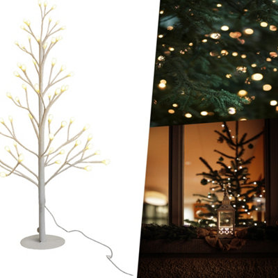 Pegdev - PDL 90cm Pre-Lit-LED Tree 96 LEDs Selectable White 8 Functions ...