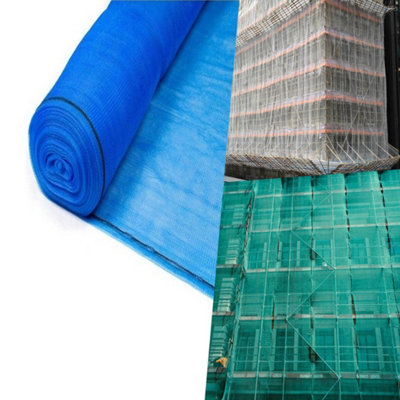 Pegdev - PDL - Blue Debris Netting - Heavy Duty Polyethylene, Open Mesh ...