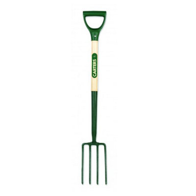 Pegdev - PDL - Carters Ergonomic Border Fork Steel, 30" Ash Ergo Handle 2kg Weight Perennial Range Ideal for Professionals