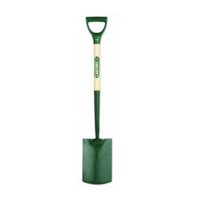 Pegdev - PDL - Carters Ergonomic Steel Garden Spade 28" Handle 22kg Weight 71/2" x 111/2" Blade Forged for Strength and Precision