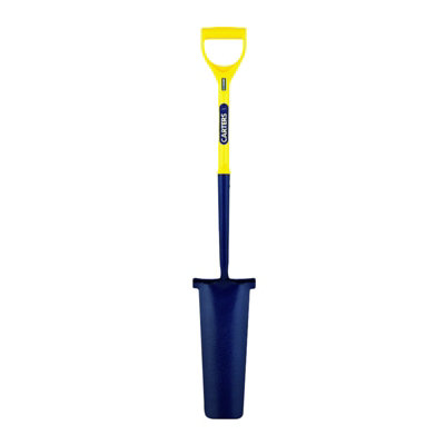 Pegdev - PDL Carters Newcastle Drainer Grafter Post Shovel Spade - Poly Fibre c/w Lug, Solid Forged for Superior Strength