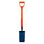 Pegdev - PDL - Carters Shocksafe Insulated Cable Laying Shovel, Spade 28" - 1 Way Design for Digging Narrow Trenches, BS8020:2002.
