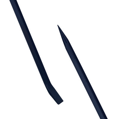 Pegdev - PDL - Carters Wrecking Bar - (5ft) Heavy-Duty Crowbar with Chisel/Point/PRY - Hexagon Heel and Point Design