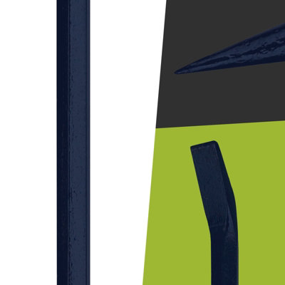 Pegdev - PDL - Carters Wrecking Bar - (5ft) Heavy-Duty Crowbar with Chisel/Point/PRY - Hexagon Heel and Point Design