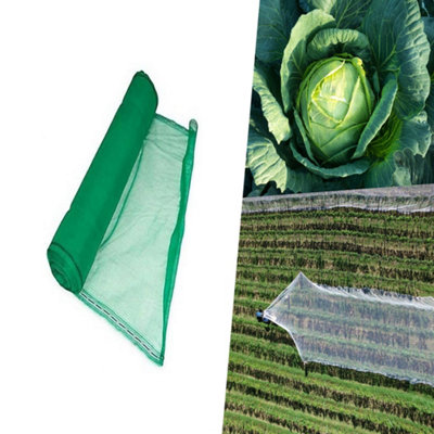 Pegdev - PDL - Green Heavy Duty Plants & Crops Protection Netting 2m Width (10m) - UV Stabilised Mesh for Garden Protection.