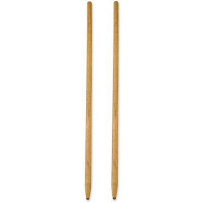 Pegdev - PDL - Hard-Wood 1.2m Heavy Duty Tapered Handle - Replacement for Rakes, Brooms, and More - Sturdy and Strong. Pack of 2