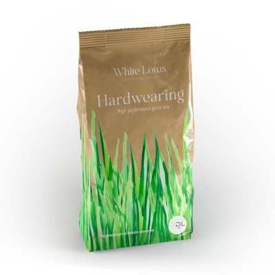 Pegdev - PDL - Hardwearing Grass Seed - Resilient Lawn Solution - High-Yield Variety for Gardens & Parks (1.5kg)