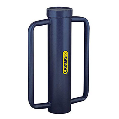 Pegdev - PDL - Heavy Duty Fence Post Rammer 6" Diameter Driver, Pusher, Knocker Steel Professional Tool for Ground Installation