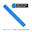 Pegdev - PDL - Highly Durable Blue Plastic Barrier Fencing, Mesh with Steel Fence Pins - Heavy Duty Fencing 10 Metres 10 Pins