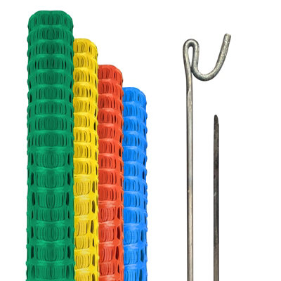 Pegdev - PDL - Highly Durable Orange Plastic Barrier Fencing, Mesh with ...