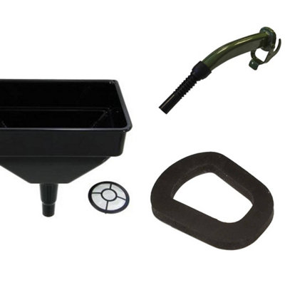 Pegdev - PDL - Jerry Can Accessory Bundle - Premium Metal Spout, Rubber Seal, Heavy Duty Funnel - Efficient Refuelling