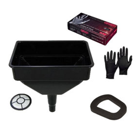 Pegdev - PDL - Jerry Can Accessory Bundle - Rubber Seal, Heavy Duty Funnel & Nitrile Gloves, Upgrade Your Refuelling Experience
