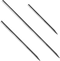 Pegdev - PDL Mild Steel Road Form Line Concrete Pins Temporary Marking Stakes for Event  - Road  Formers  (10 x  750 X16MM)