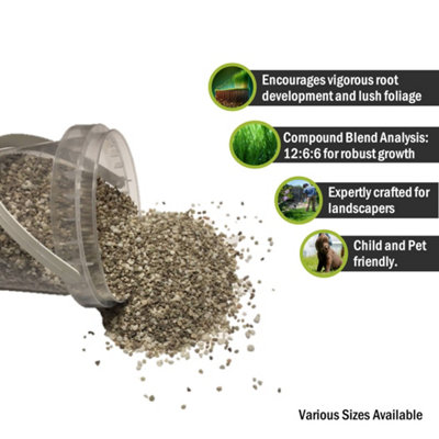 Pegdev - PDL- ProBoost Professional Grass Fertiliser - Premium Nutrient Blend for Healthy Turf Growth - 12-6-6 Analysis (5kg)