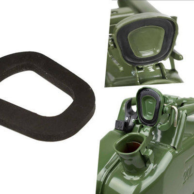 Pegdev - PDL - Rubber Seal for Jerry cans, Fits 10 & 20 Litre Cans, Leak-proof Replacement, Durable Material Pack of 10