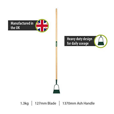 Pegdev - PDL - Solid Forged Pull Push Hoe 54" Hardwood Handle Clarice Dutch Onion Hoe