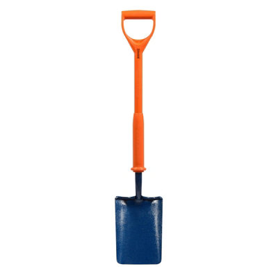 Pegdev - PDL - Trenching Contractors Shovel Spade Shocksafe Insulated 7" x 11" Blade 1000V Certified BS8020:2011 Compliant