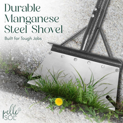 Pelle & Sol 26cm Multi-Purpose Garden Scraper & Shovel with Protective ...
