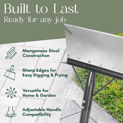 Pelle & Sol Garden Shovel & Moss Remover - 23cm, Heavy-Duty Scraper ...