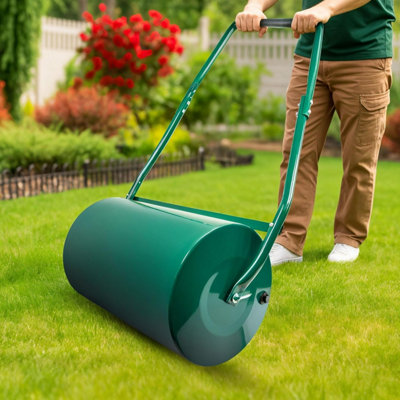 Pelle & Sol Lawn Roller - 48L,Heavy Duty - Water or Sand Filled Garden ...
