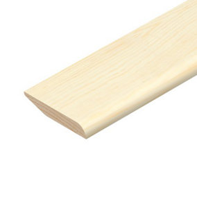 Pencil Round Pine Skirting Boards 95mm x 15mm x 4m. 3 Lengths In A Pack