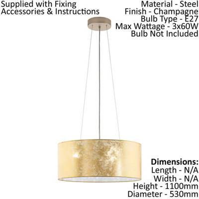 Fabric pendant store ceiling light