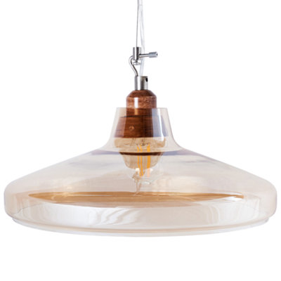 Pendant Lamp ALIKOS Glass Gold
