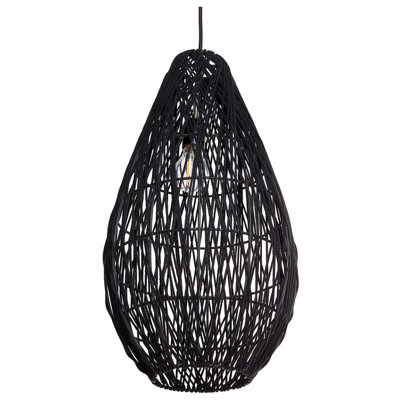 Pendant Lamp ANNOTTO Cotton Black