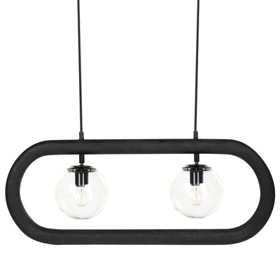 Pendant Lamp AYENSU Wood Black