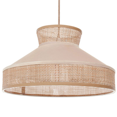 Pendant Lamp BATALI Rattan Beige