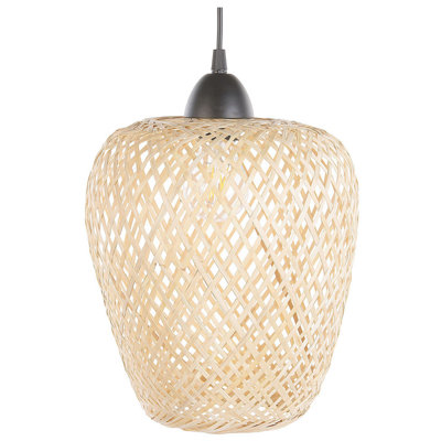 Pendant Lamp BOMU Bamboo Wood Copper