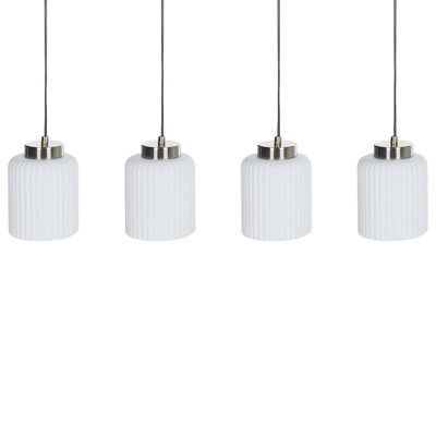 Pendant Lamp CAUDELO Metal Black/ White