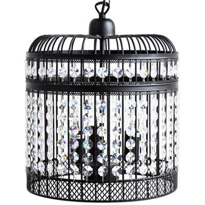 Pendant Lamp CELON Metal Black