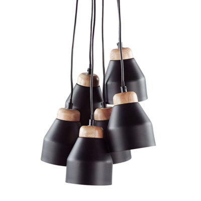 Pendant Lamp CESTOS Metal Black