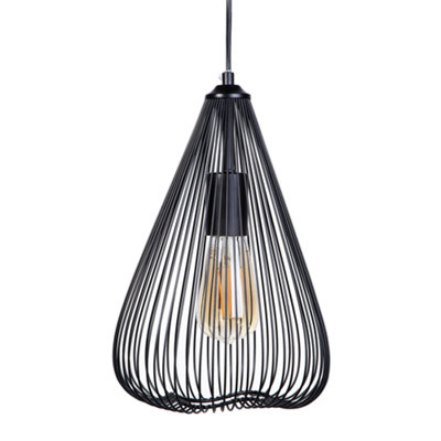 Pendant Lamp CONCA Metal Black