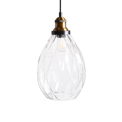 Pendant Lamp COOSA Glass Transparent