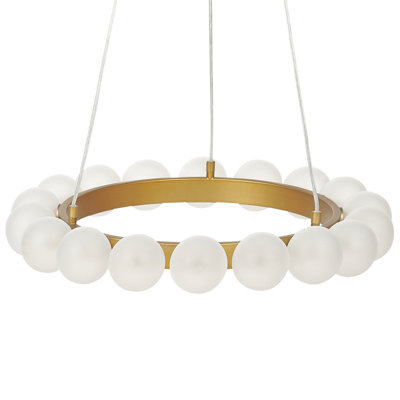 Pendant Lamp GEORGES Metal Gold
