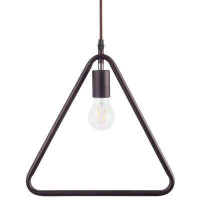 Pendant Lamp JURUENA Metal Dark Brown