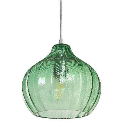 Pendant Lamp KEILA Glass Green