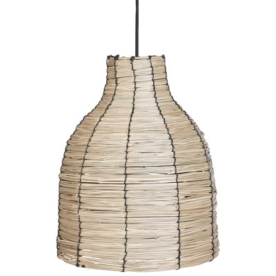 Pendant Lamp KELAKAS Wicker Natural
