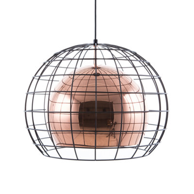 Pendant Lamp LIRI Metal Copper