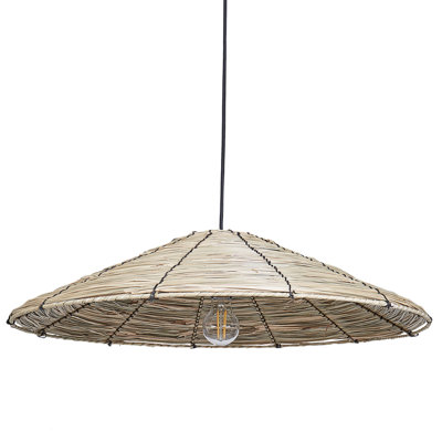Pendant Lamp LUAGAN Wicker Natural