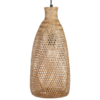 Pendant Lamp LWELA Bamboo Wood Natural