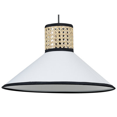 Pendant Lamp MANTUA Rattan White