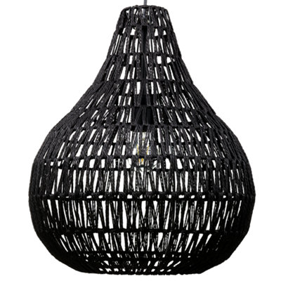 Pendant Lamp MOLOPO Paper Black