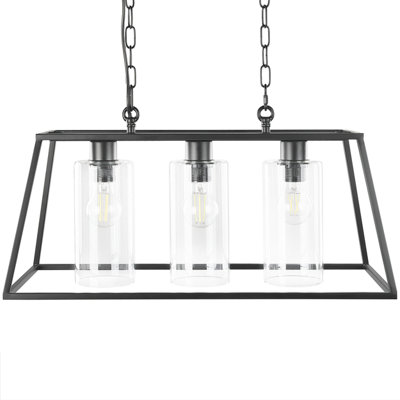 Pendant Lamp MUGER Metal Black