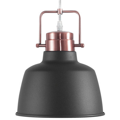 Pendant Lamp NARMADA Metal Graphite Grey