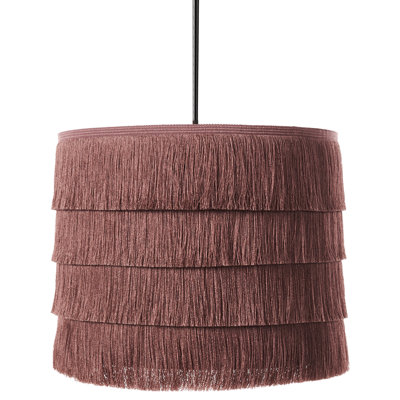 Pendant Lamp SUAPURE Fabric Pink